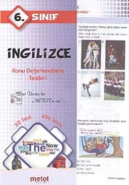 6.Sınıf İngilizce Konu Değerlendirme Testleri
