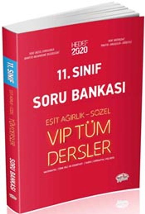 11. Sınıf Vıp Tüm Dersler Eşit Ağırlık - Sözel Soru Bankası 