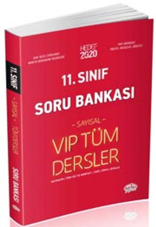 11. Sınıf Vıp Tüm Dersler Sayısal Soru Bankası 