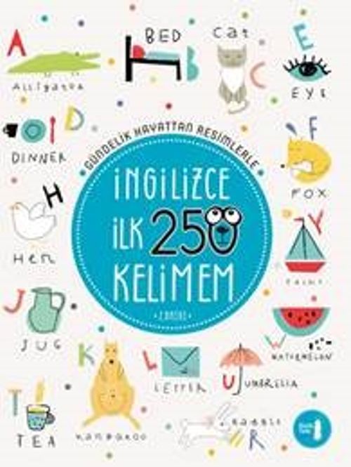 Gündelik Hayattan Resimlerle İngilizce İlk 250  Kelimem