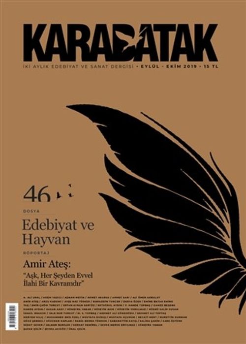 Karabatak İki Aylık Edebiyat ve Sanat Dergisi Eylül-Ekim 2019 Sayı:46