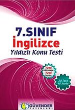 7. Sınıf İngilizce Yıldızlı Konu Testi