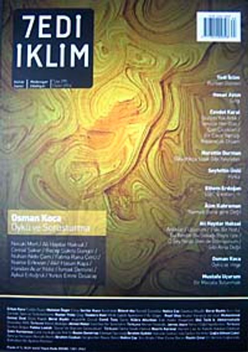7edi İklim Sayı:295 Ekim 2014 Kültür Sanat Medeniyet Edebiyat Dergisi