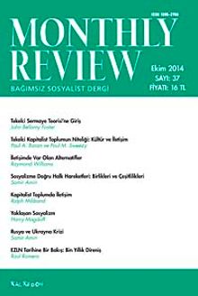 Monthly Review Bağımsız Sosyalist Dergi Sayı:37 Ekim 2014