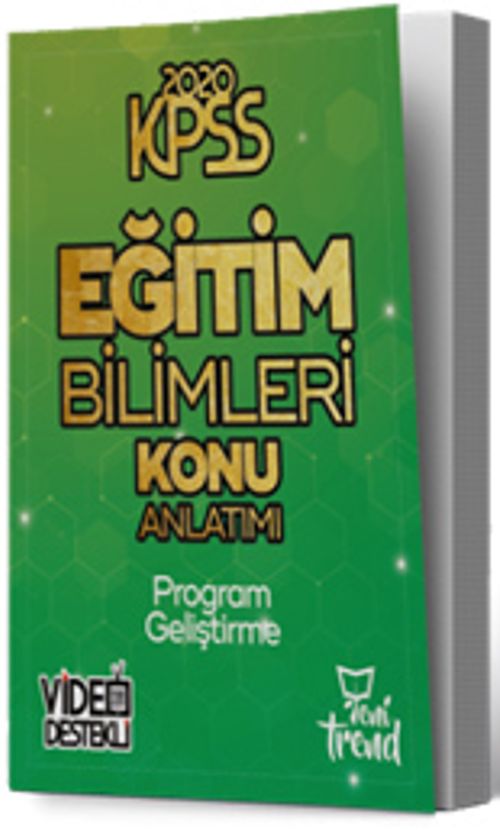 2020 KPSS Eğitim Bilimleri Program Geliştirme Konu Anlatımlı