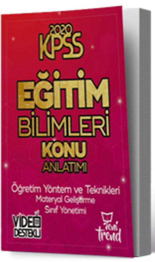 2020 KPSS Eğitim Bilimleri Öğretim Yöntem ve Teknikleri Konu Anlatımlı