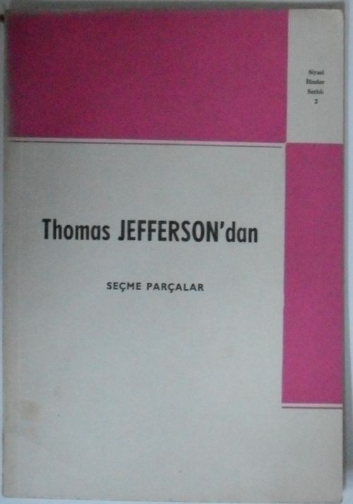 Thomas Jefferson'dan Seçme Parçalar Kod: 2-I-26