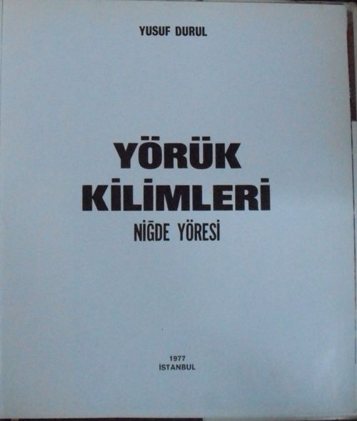 Yörük Kilimleri / Niğde Yöresi Kod:20-F-19
