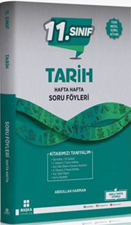 11. Sınıf Tarih Hafta Hafta Soru Föyleri