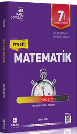 7. Sınıf Matematik Prestij Yeni Nesil Soru Bankası