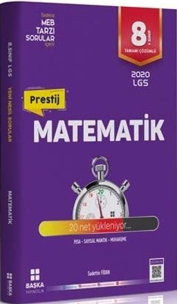 8. Sınıf LGS Matematik Prestij Soru Bankası