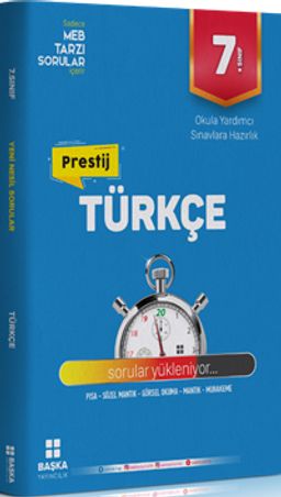 7. Sınıf Türkçe Yeni Nesil Sorular
