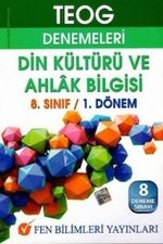8. Sınıf Din Kültürü ve Ahlak Bilgisi TEOG Denemeleri 1.Dönem