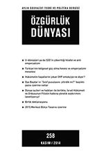 Özgürlük Dünyası / Aylık Sosyalist Teori ve Politika Dergisi / Kasım 2014 Sayı:258
