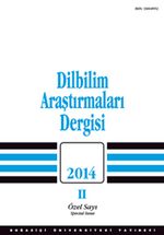 Dilbilim Araştırmaları Dergisi 2014/2