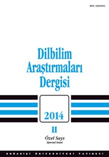 Dilbilim Araştırmaları Dergisi 2014/2
