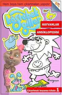 Köstebekgiller Çıkartmalı Boyama Kitabı / Hayvanlar Ansiklopedisi