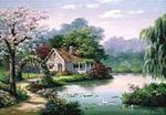 Küçük Bahçe Köşkü Puzzle (19x26 Kod:260-3304)