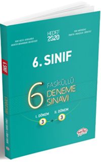 6. Sınıf Çözümlü 6 (3+3) Deneme Sınavı