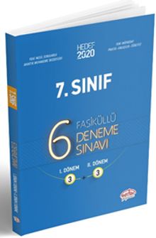7. Sınıf Çözümlü 6 (3+3) Deneme Sınavı