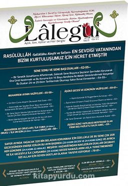 Lalegül Aylık İlim Kültür ve Fikir Dergisi Sayı:21 Kasım 2014
