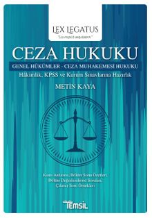 Ceza Hukuku & Genel Hükümler - Ceza Muhakemesi Hukuku