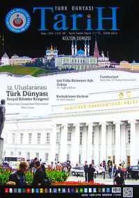 Türk Dünyası Araştırmaları Vakfı Dergisi Ekim 2014 / Sayı: 334