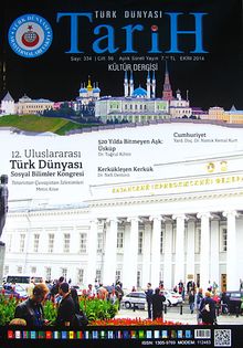 Türk Dünyası Araştırmaları Vakfı Dergisi Ekim 2014 / Sayı: 334