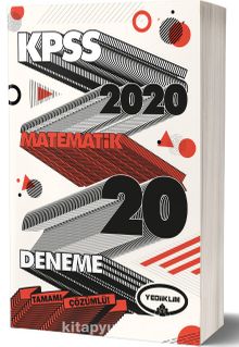 2020 KPSS Genel Yetenek Matematik Tamamı Çözümlü 20 Deneme