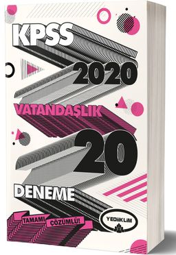 2020 KPSS Genel Kültür Vatandaşlık Tamamı Çözümlü 20 Deneme