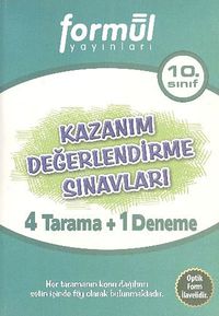 10. Sınıf Kazanım Değerlendirme Sınavları 4 Tarama+1 Deneme
