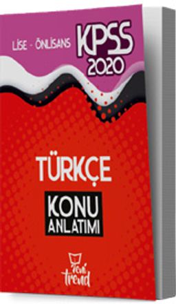2020 KPSS Lise Önlisans Genel Yetenek Genel Kültür Türkçe Konu Anlatımı