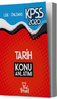2020 KPSS Lise Önlisans Genel Yetenek Genel Kültür Tarih Konu Anlatımı