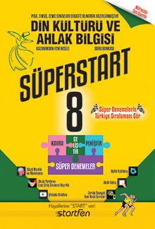8. Sınıf Süperstart Din Kültürü ve Ahlak Bilgisi Kavra Geliştir Pekiştir Süper Denemeler