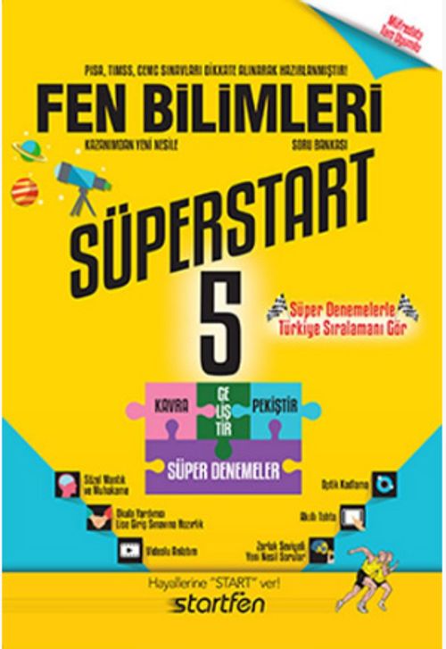 5. Sınıf Süperstart Fen Bilimleri Kavra Geliştir Pekiştir Süper DenemeleR