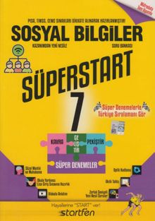 7. Sınıf Süperstart Sosyal Bilgiler Kavra Geliştir Pekiştir Süper Denemeler