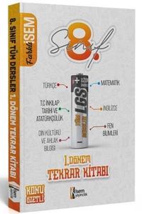 8. Sınıf LGS Tüm Dersler 1.Dönem Tekrar Kitabı 
