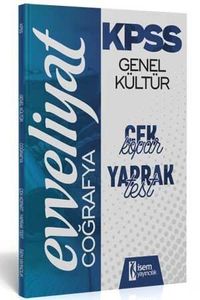 2020 Evveliyat KPSS Genel Kültür Coğrafya Çek Kopar Yaprak Test 