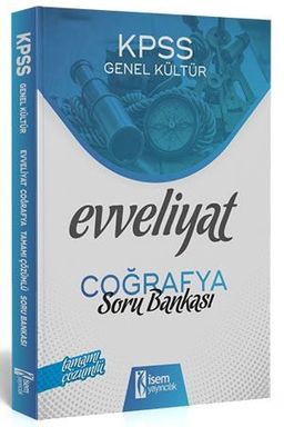 2020 Evveliyat KPSS Genel Kültür Coğrafya Çözümlü Soru Bankası