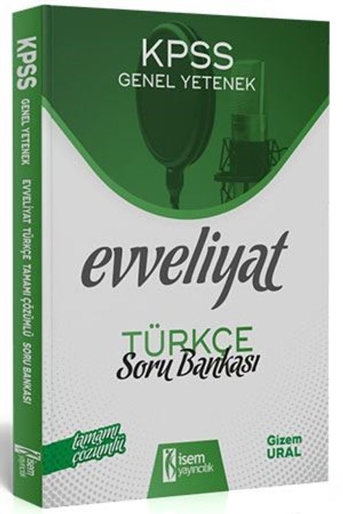 2020 Evveliyat KPSS Türkçe Çözümlü Soru Bankası 