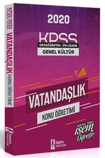 2020 KPSSGenel Kültür Ortaöğretim Ön Lisans Vatandaşlık Konu Öğretimi 