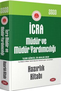 2020 İcra Müdür ve Müdür Yardımcılığı  Hazırlık Kitabı