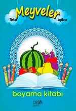 Meyveler Boyama Kitabı (Türkçe-İngilizce)