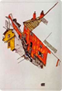 Krumau'da Cadde / Egon Schiele Not Defteri