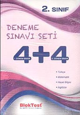 2. Sınıf Deneme Sınavı Seti 4+4