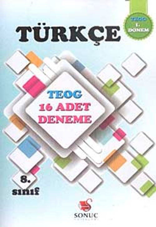 8. Sınıf Türkçe 1. Dönem TEOG 16 Deneme