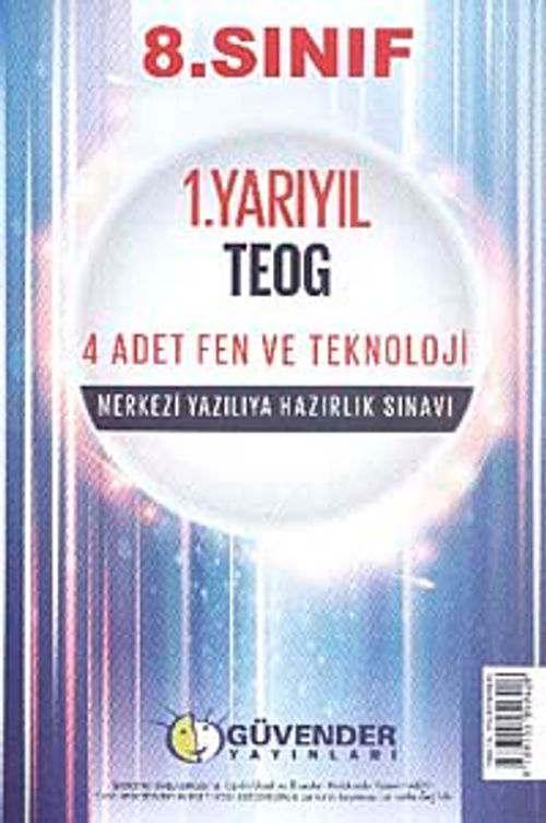 8. Sınıf 1. Yarıyıl TEOG 4 Adet Fen ve Teknoloji Merkezi Yazılıya Hazırlık Sınavı