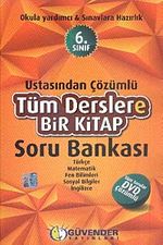 6. Sınıf Ustasından Çözümlü Tüm Derslere Bir Kitap Soru Bankası