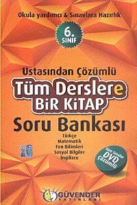 6. Sınıf Ustasından Çözümlü Tüm Derslere Bir Kitap Soru Bankası