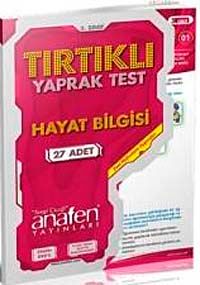 3. Sınıf Hayat Bilgisi Tırtıklı Yaprak Test